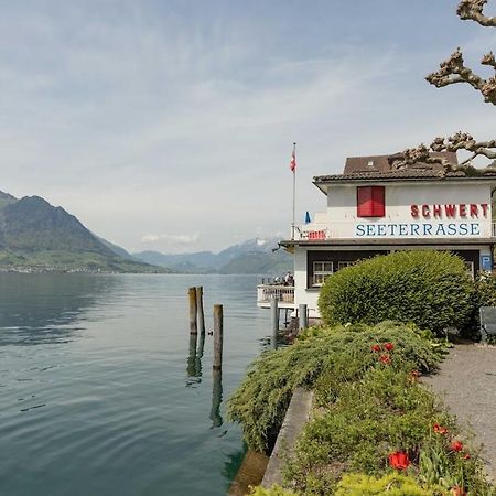 Seehotel Schwert Gersau Bagian luar foto