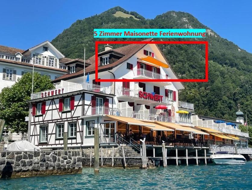 Seehotel Schwert Gersau Bagian luar foto