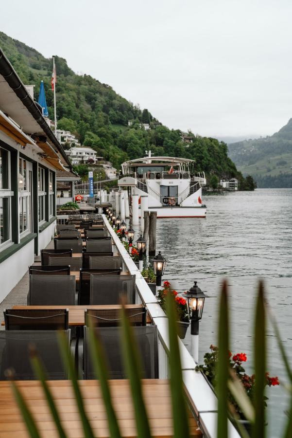 Seehotel Schwert Gersau Bagian luar foto
