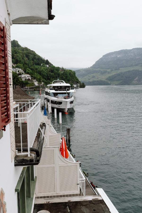 Seehotel Schwert Gersau Bagian luar foto