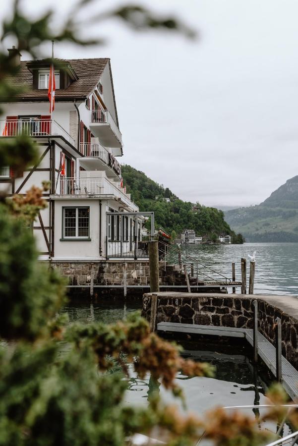 Seehotel Schwert Gersau Bagian luar foto