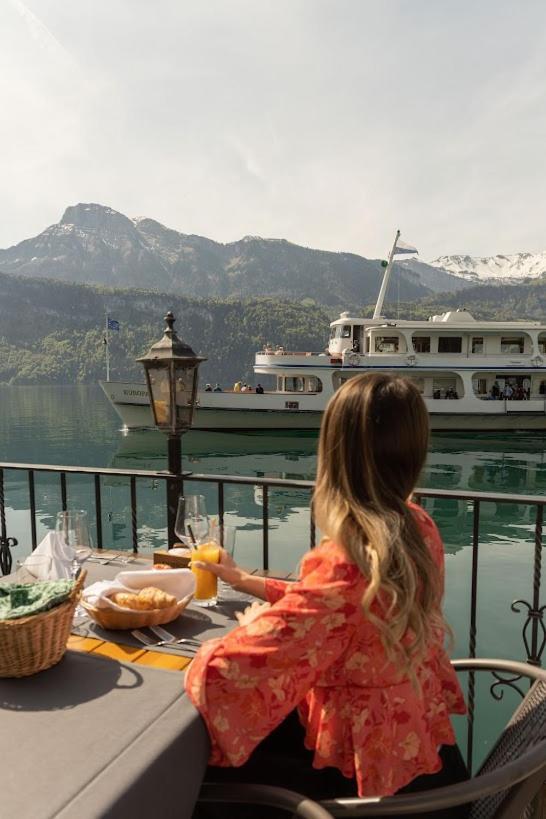 Seehotel Schwert Gersau Bagian luar foto