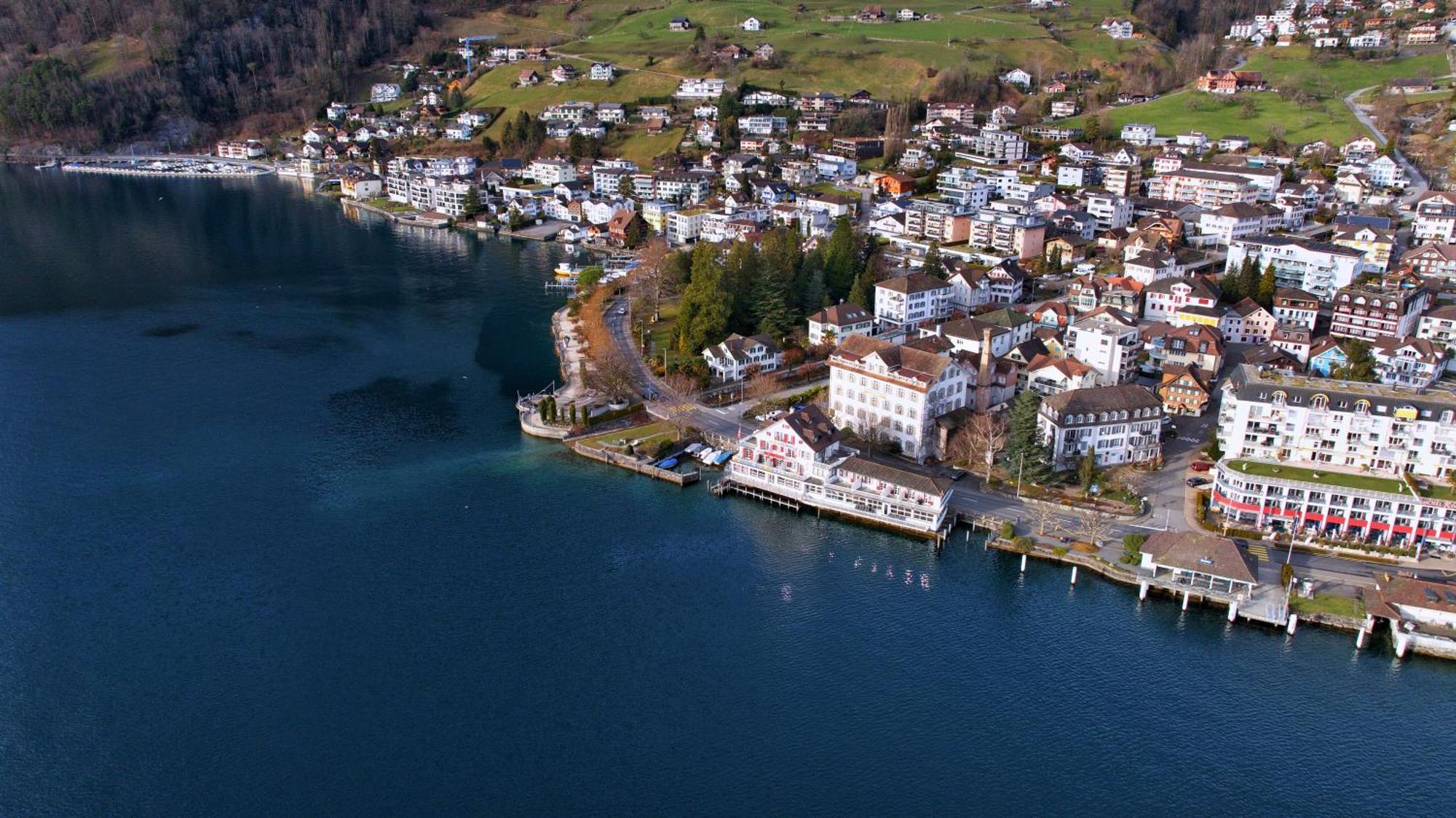 Seehotel Schwert Gersau Bagian luar foto