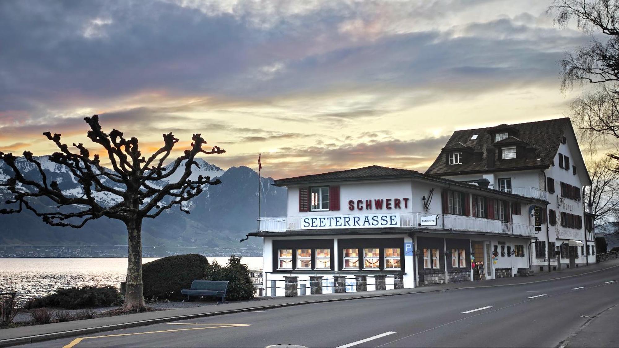 Seehotel Schwert Gersau Bagian luar foto