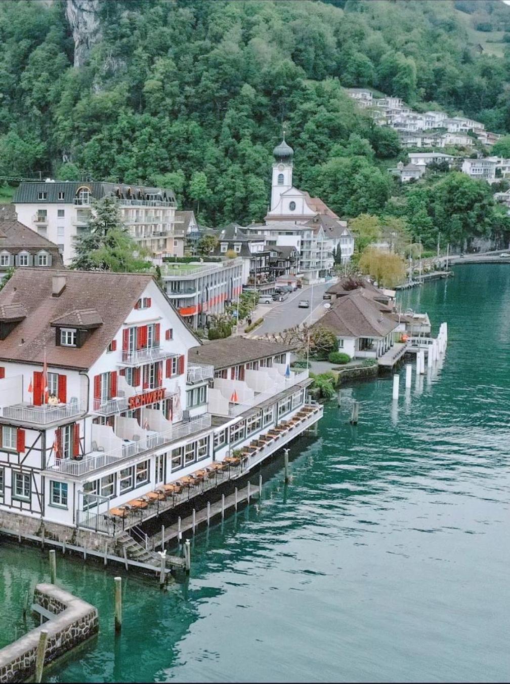 Seehotel Schwert Gersau Bagian luar foto