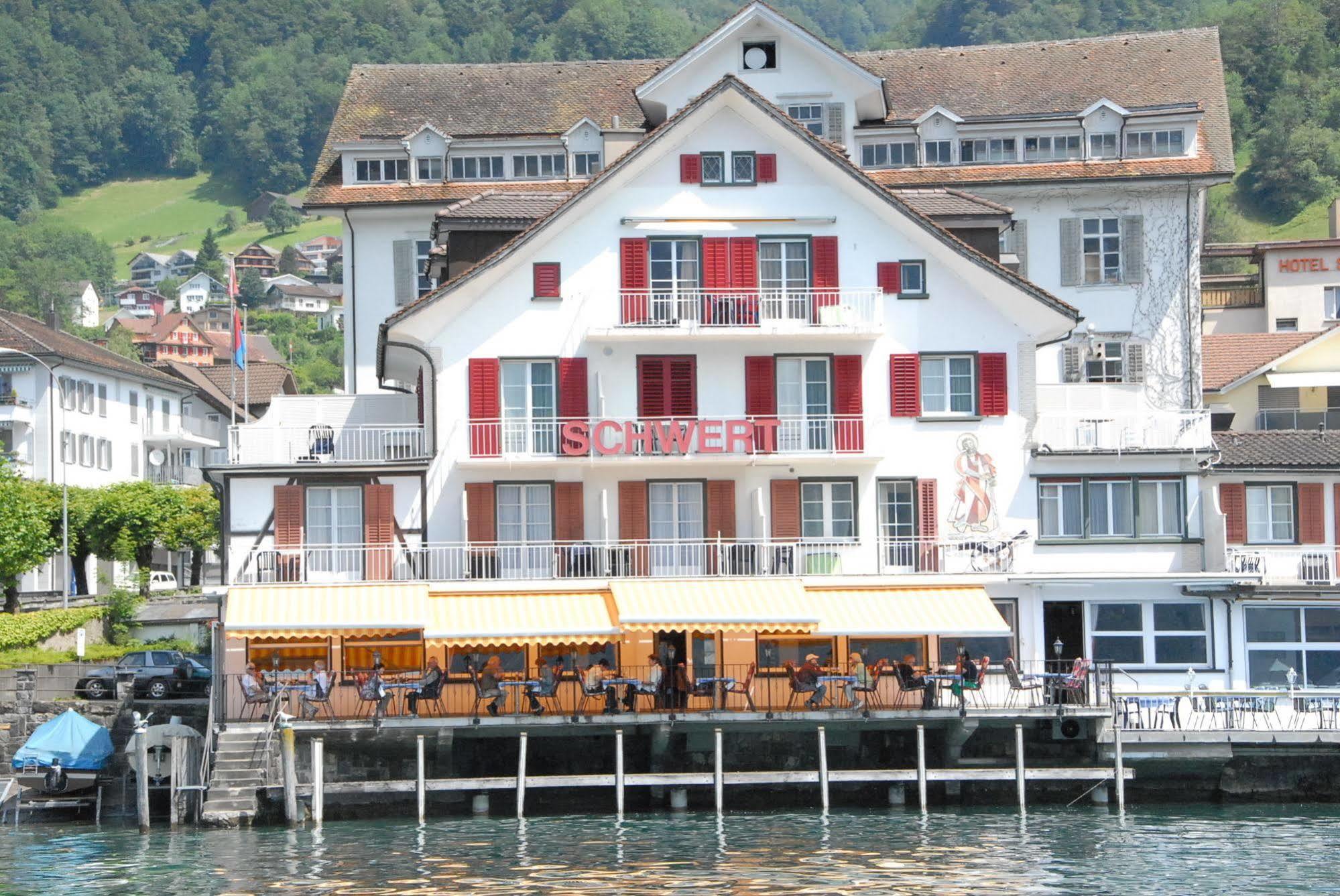Seehotel Schwert Gersau Bagian luar foto